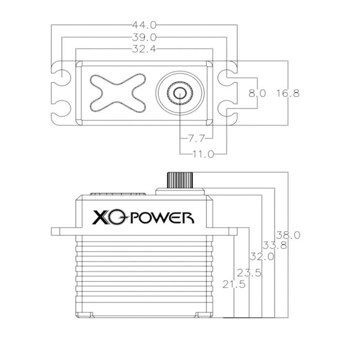 ***Pre-Order*** XQPower Mini Cyclic Digital Servo S8215D 16k 8.4V