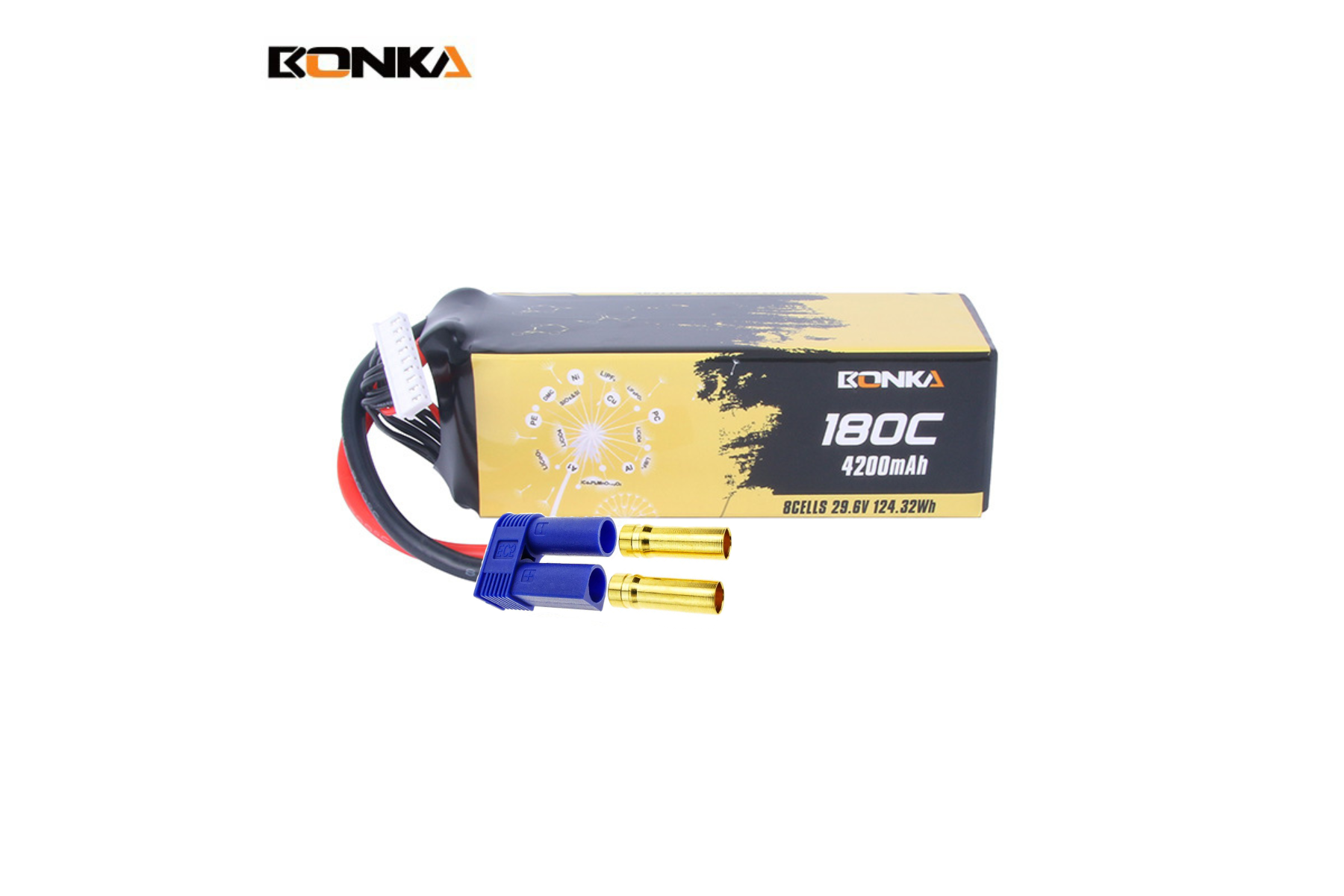 BONKA 4200mAh 180C 8S LiPo Battery