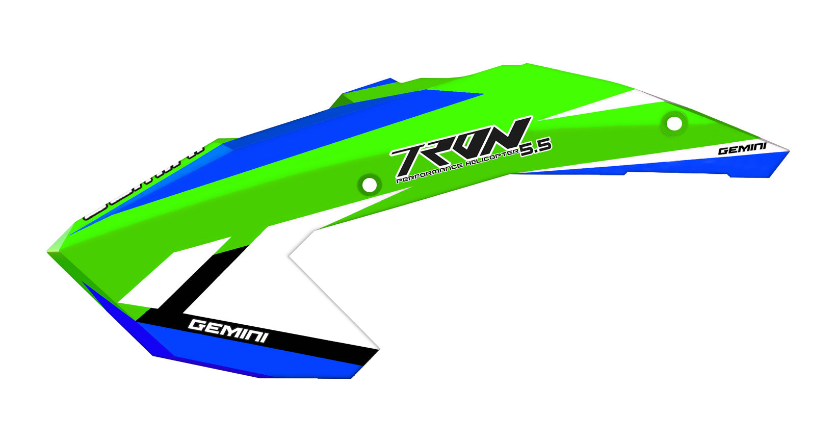 Tron Gemini Canopy in Neon Green and Shock Blue