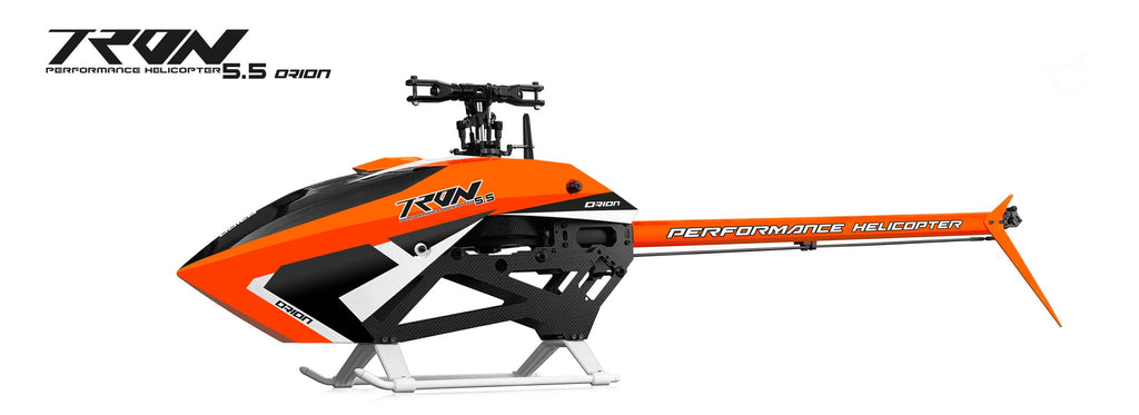 Tron 5.5 Orion Helicopter Kit (Without Blades) - Orange