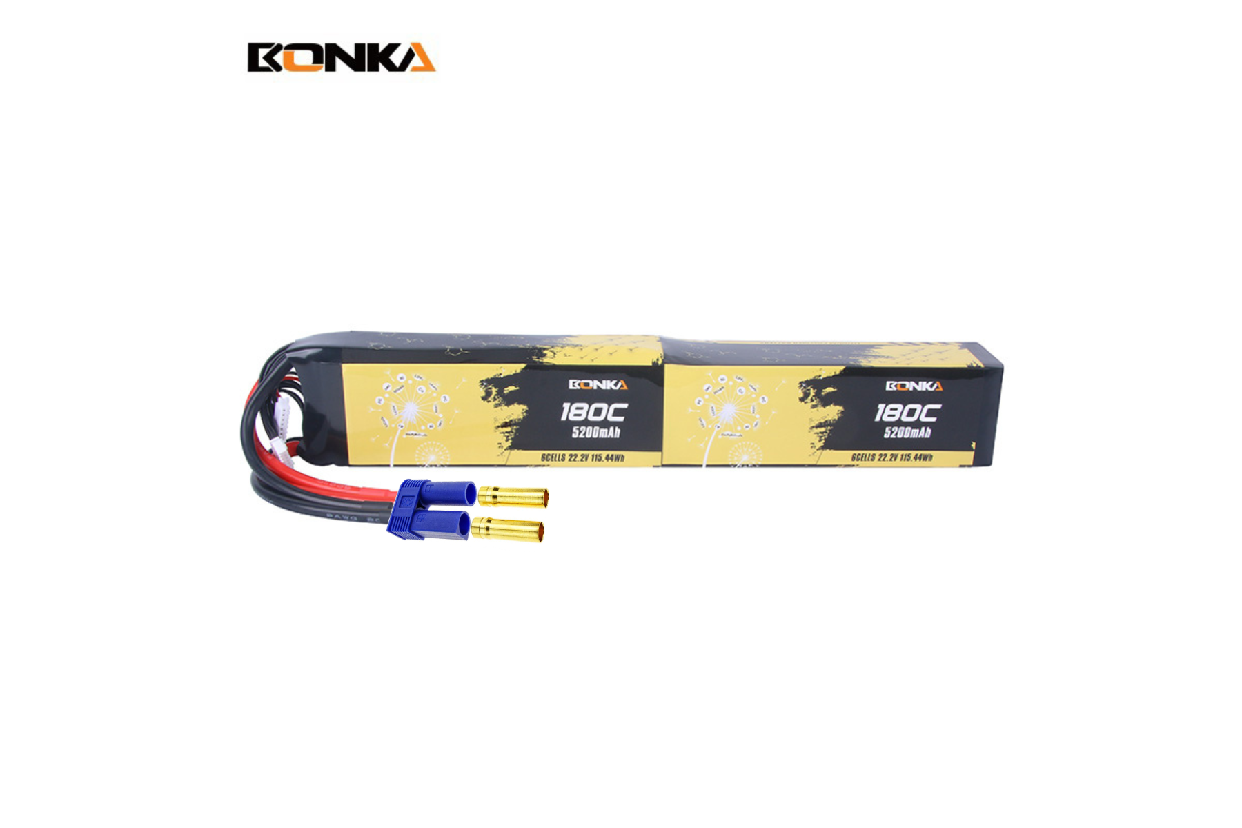 BONKA 5200mAh 180C 12S LiPo Battery