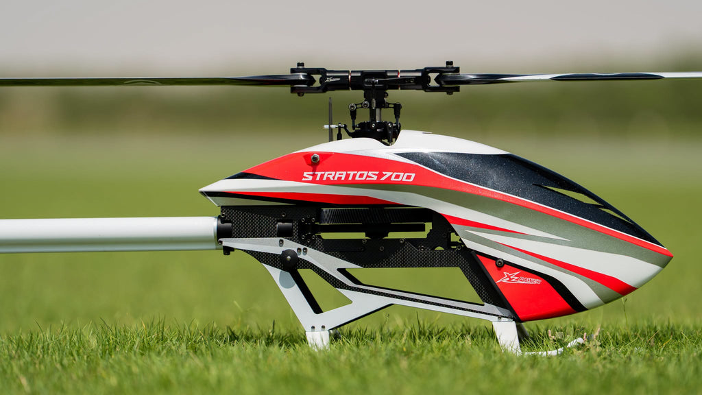 ***PRE-ORDER*** XLPower Stratos 700 Helicopter Kit - With Azure Power 700 Pro Main And 105 Pro Tail Blades