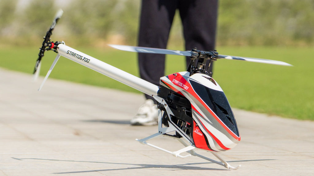 ***PRE-ORDER*** XLPower Stratos 700 Helicopter Kit - With Azure Power 700 Pro Main And 105 Pro Tail Blades