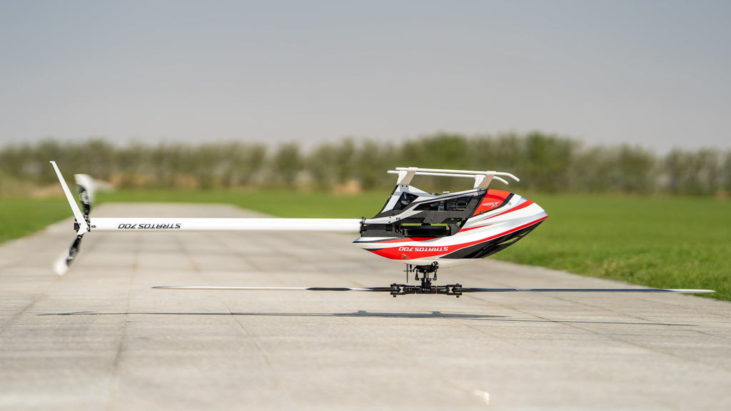 ***PRE-ORDER*** XLPower Stratos 700 Helicopter Kit - With Azure Power 700 Pro Main And 105 Pro Tail Blades