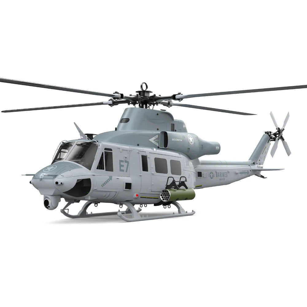 ***PRE-ORDER*** GooSky E7 UH-1Y Venom Scale Helicopter - BNF Configuration (PNP)