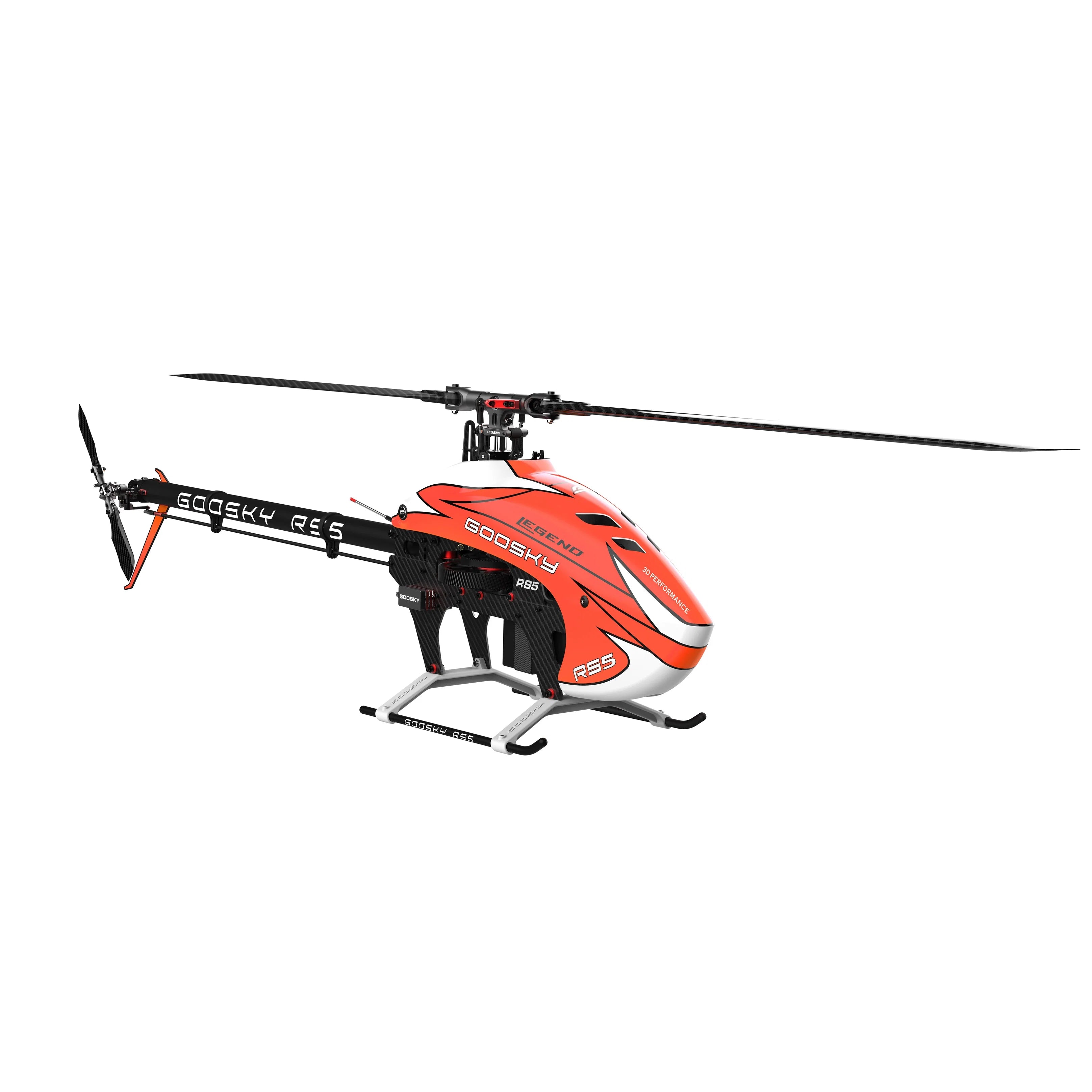 GooSky RS5 Helicopter Kit (With Azure Blades) - Orange