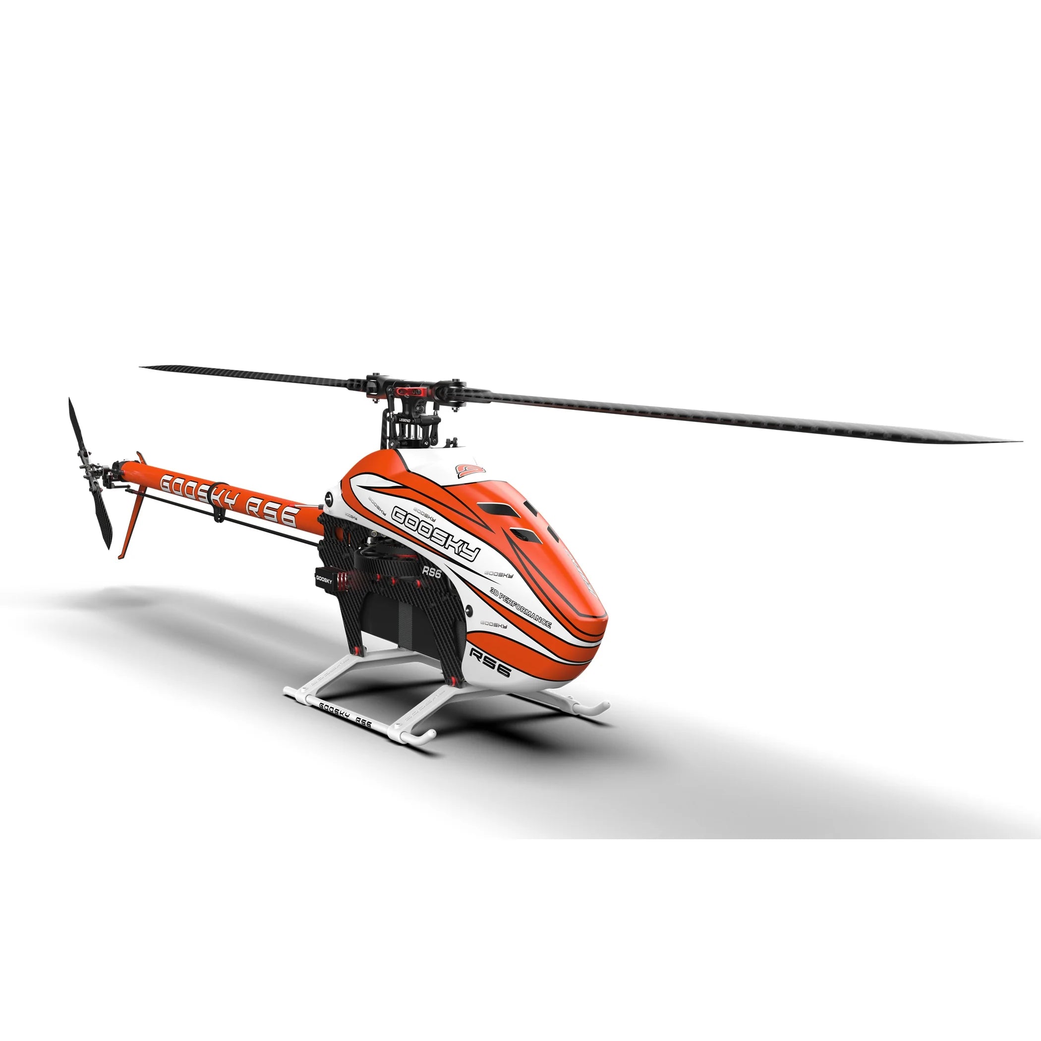 GooSky RS6 Helicopter Kit (Without Blades) - Orange