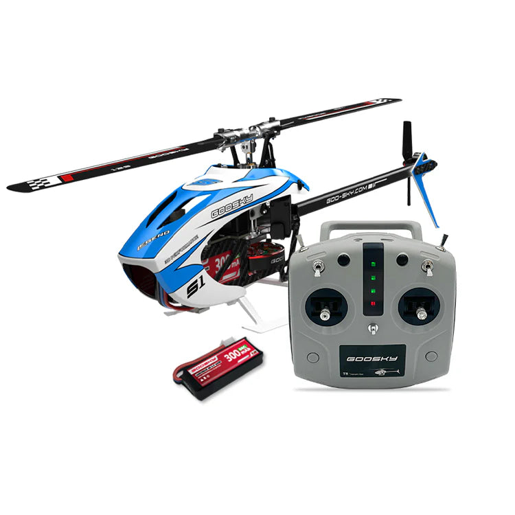 GooSky Legend S1 V2 Helicopter - RTF (Mode 2)- Blue