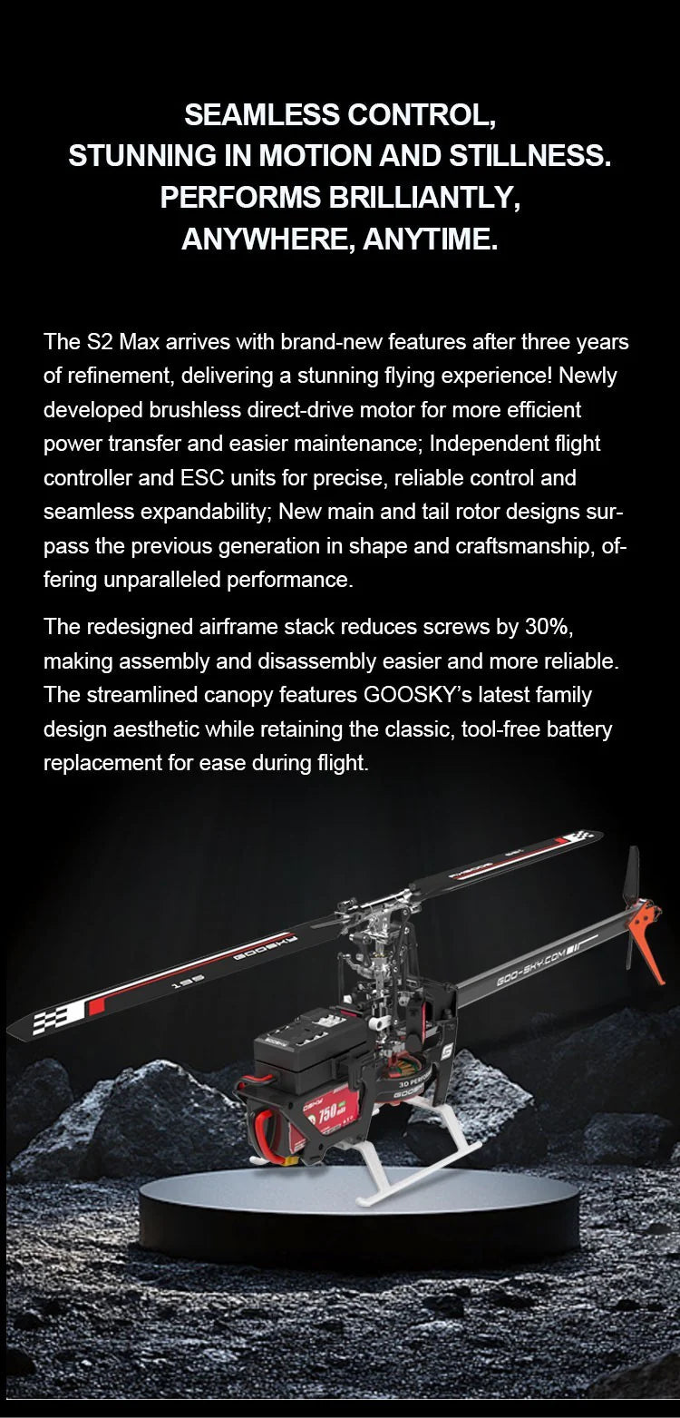 GooSky S2 Max - RTF (Mode 2) - Blue