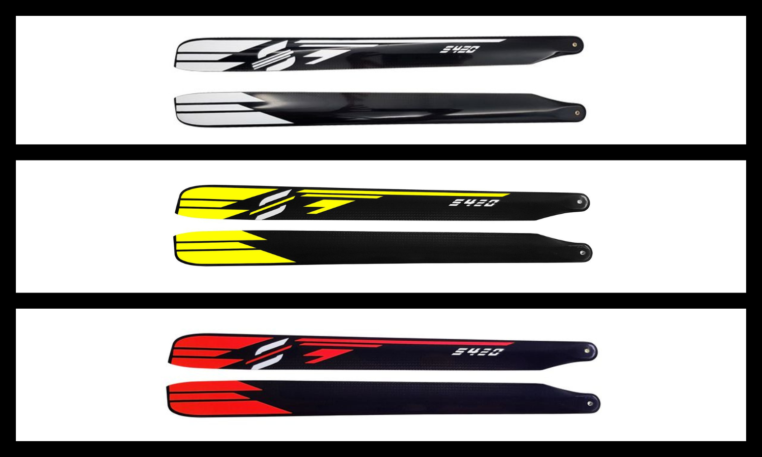 SAB S-Line 420mm Main Blades Available in White or Orange!