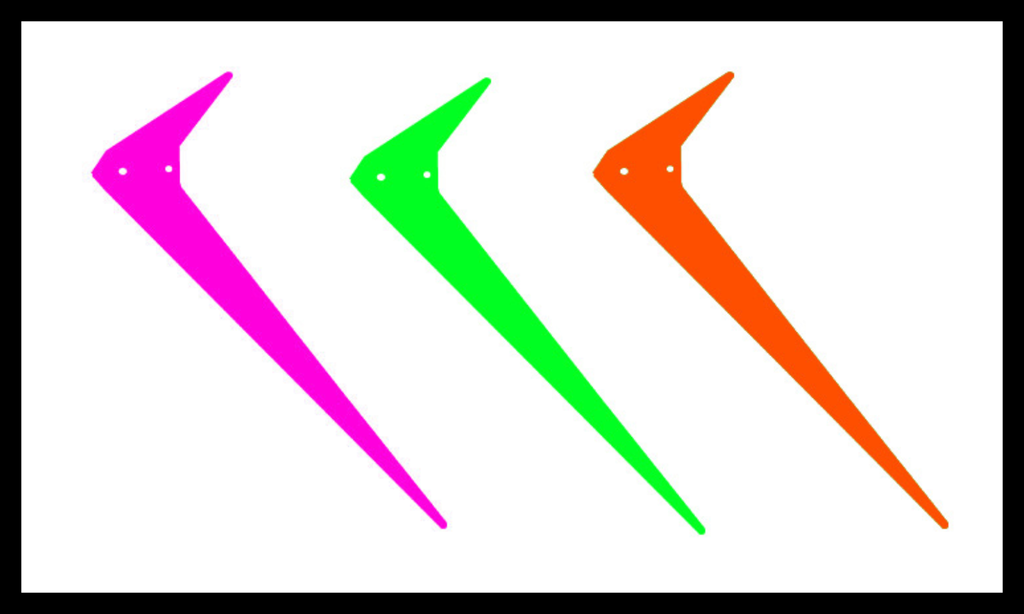 Tron 5.5 Orion/Gemini Tail Fin - Multiple Colors Available!