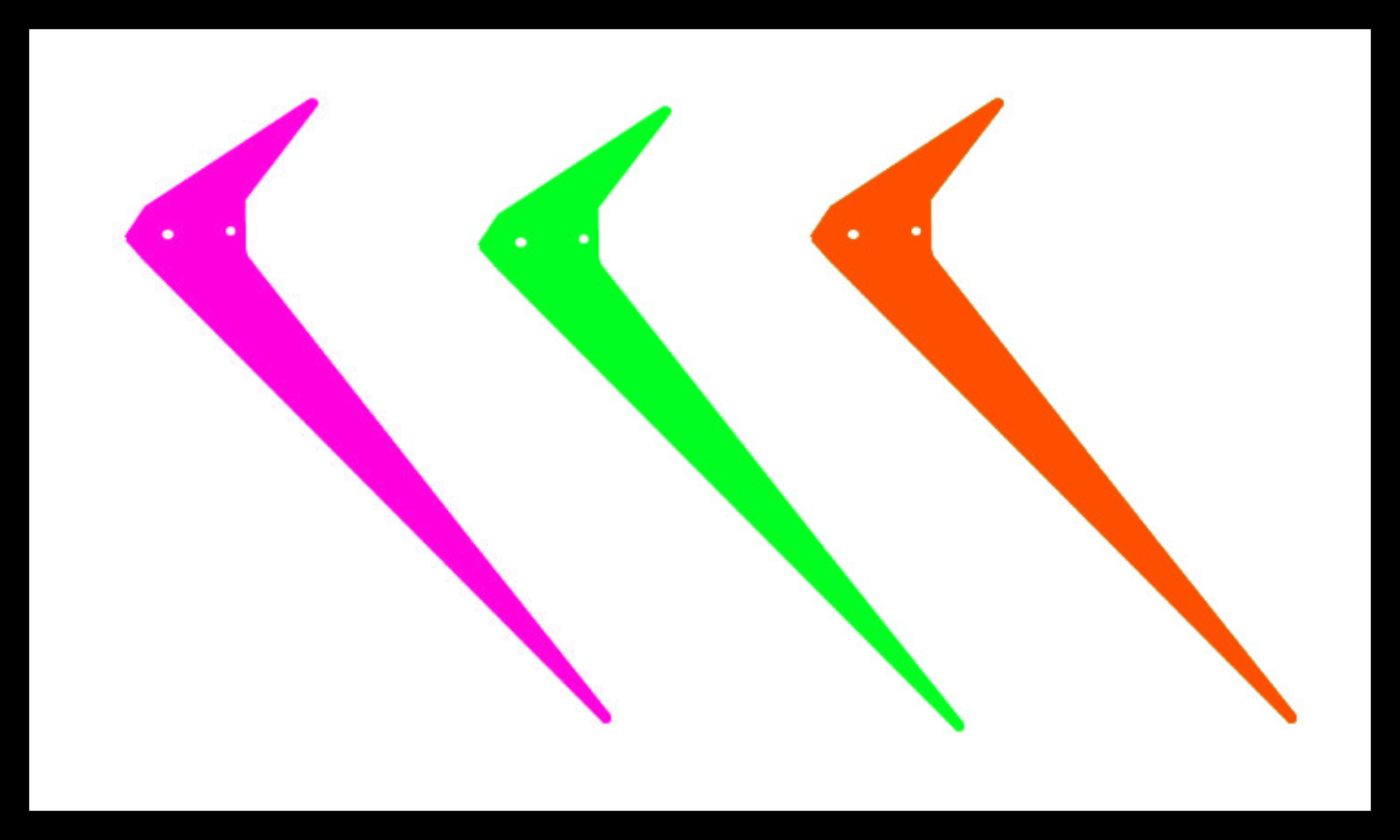 Tron 5.5 Orion/Gemini Tail Fin - Multiple Colors Available!