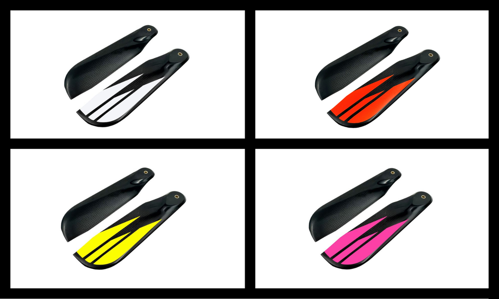 SAB S110 Tail Blades White, Orange, Yellow, and Pink Available!