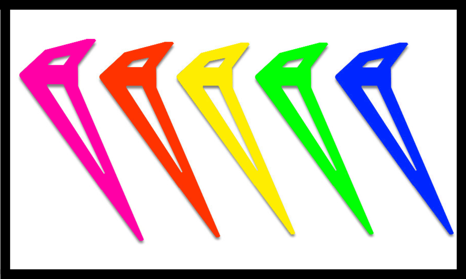 Tron Dnamic/NiTron 90 Tail Fin. Multiple Colors Available!